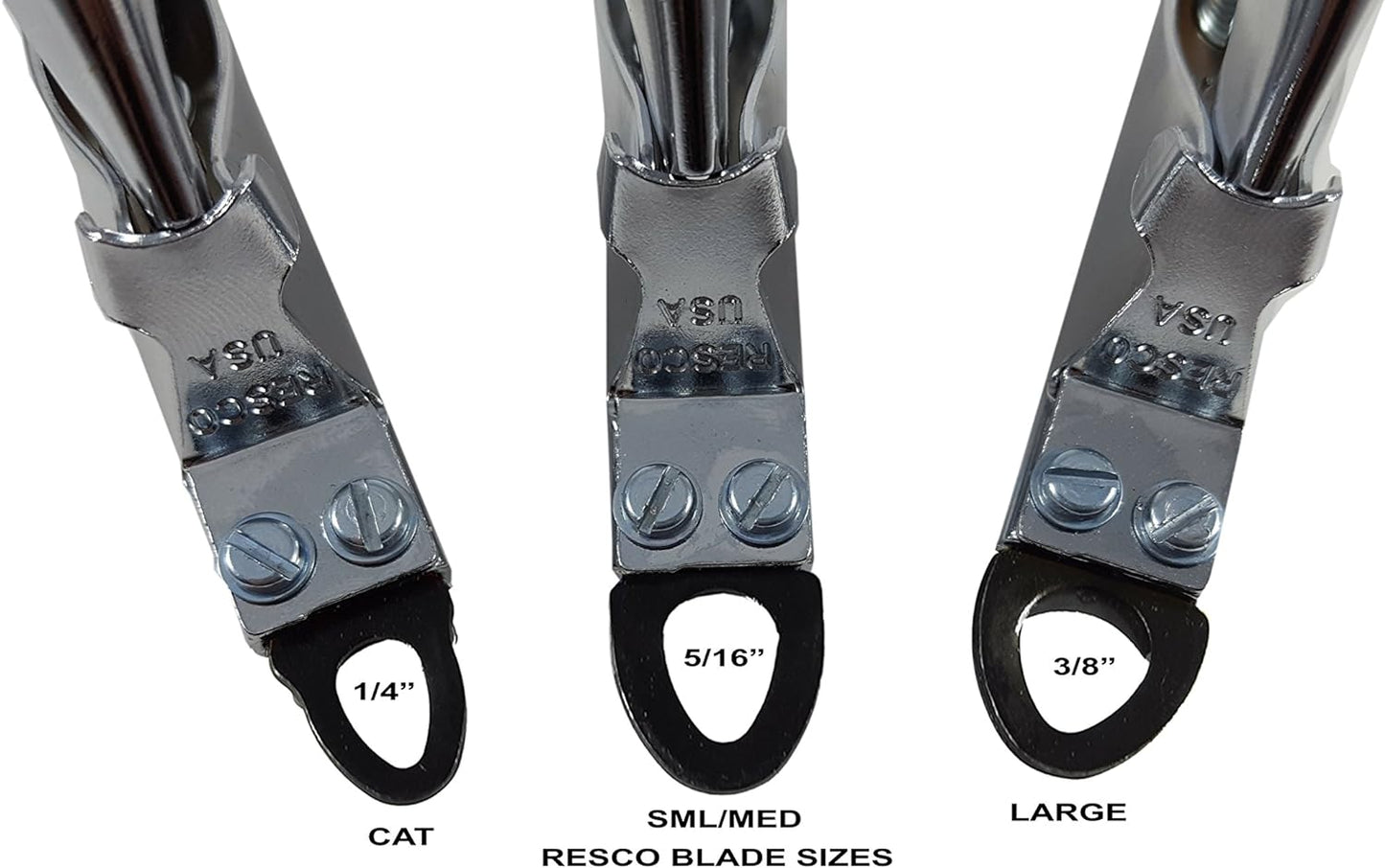 Resco Original Deluxe Dog, Cat, and Pet Nail/Claw Clippers. Best USA-Made Trimmer, More Colors & Sizes, Small/Medium, Chrome