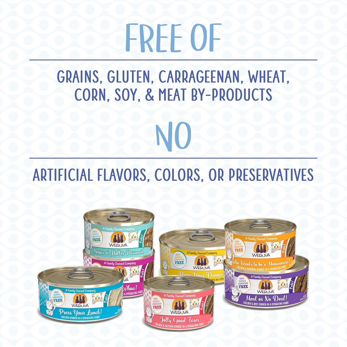 Weruva Classic Cat Paté, Meal or No Deal! with Chicken & Beef, 3oz Can (Pack of 12)