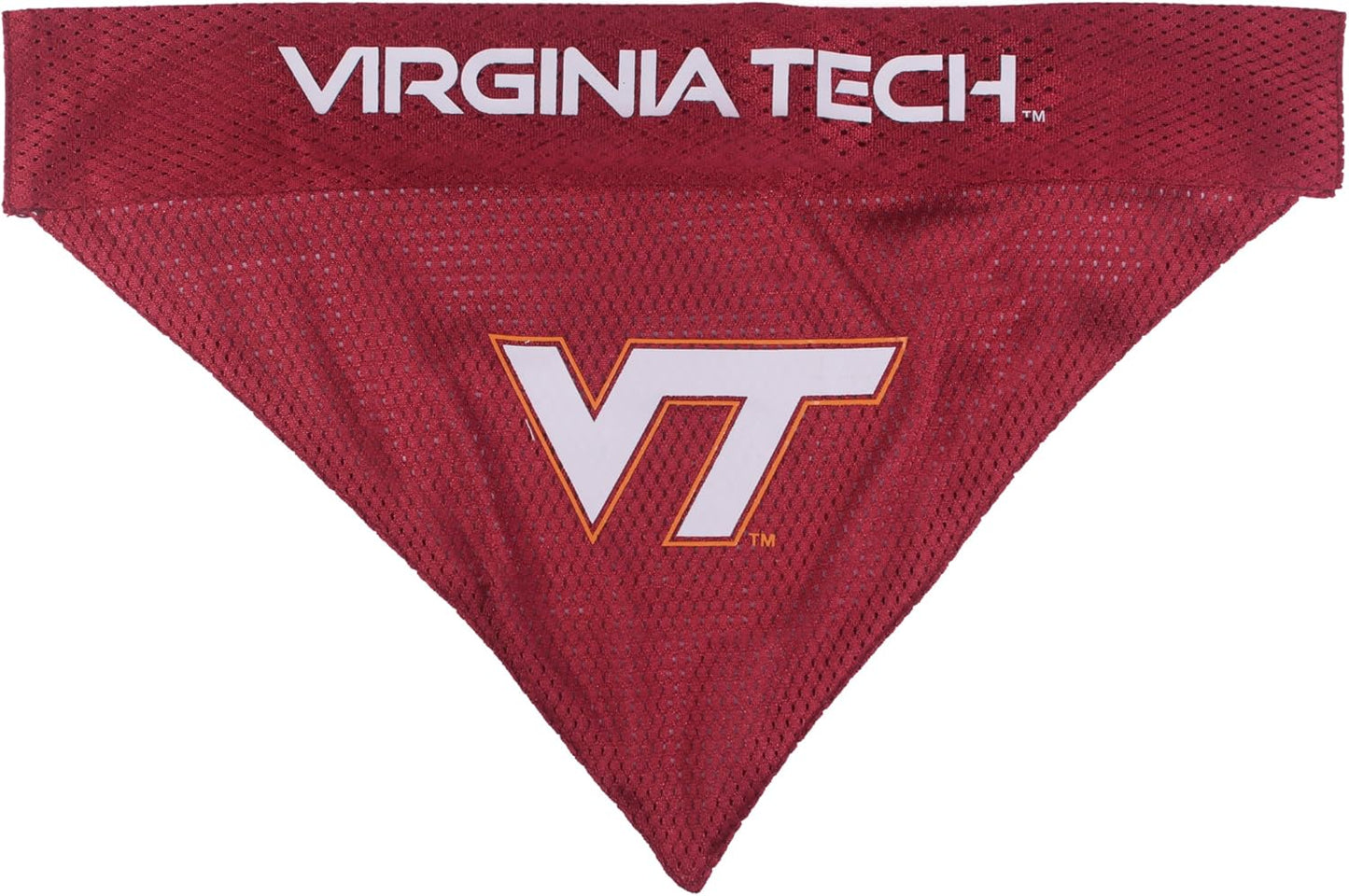 Pets First Collegiate Pet Accessories, Reversible Bandana, Virginia Tech Hokies, Large/X-Large
