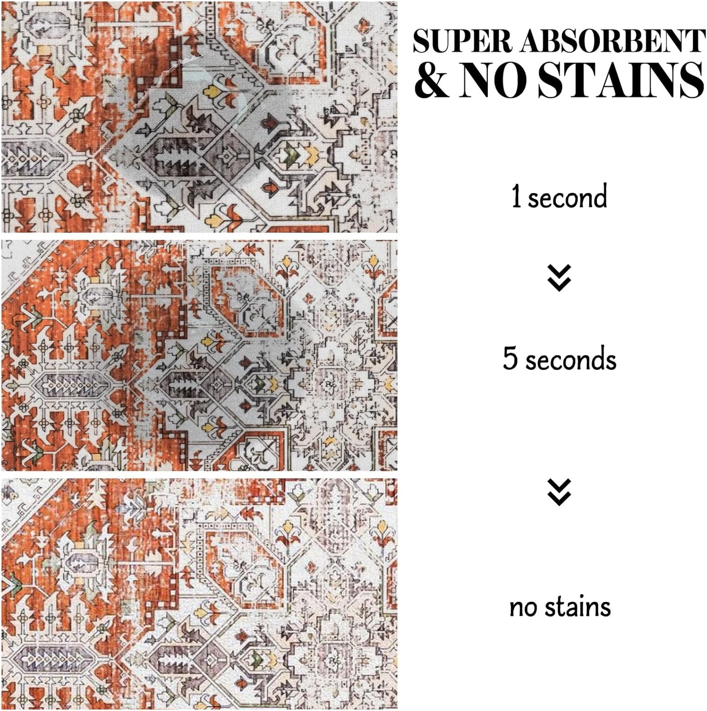 Dog Food Mats for Floors Absorbent, Pet Cat Food Mat - Non Slip Dog Bowl Mats for Food and Water Pet Supplies