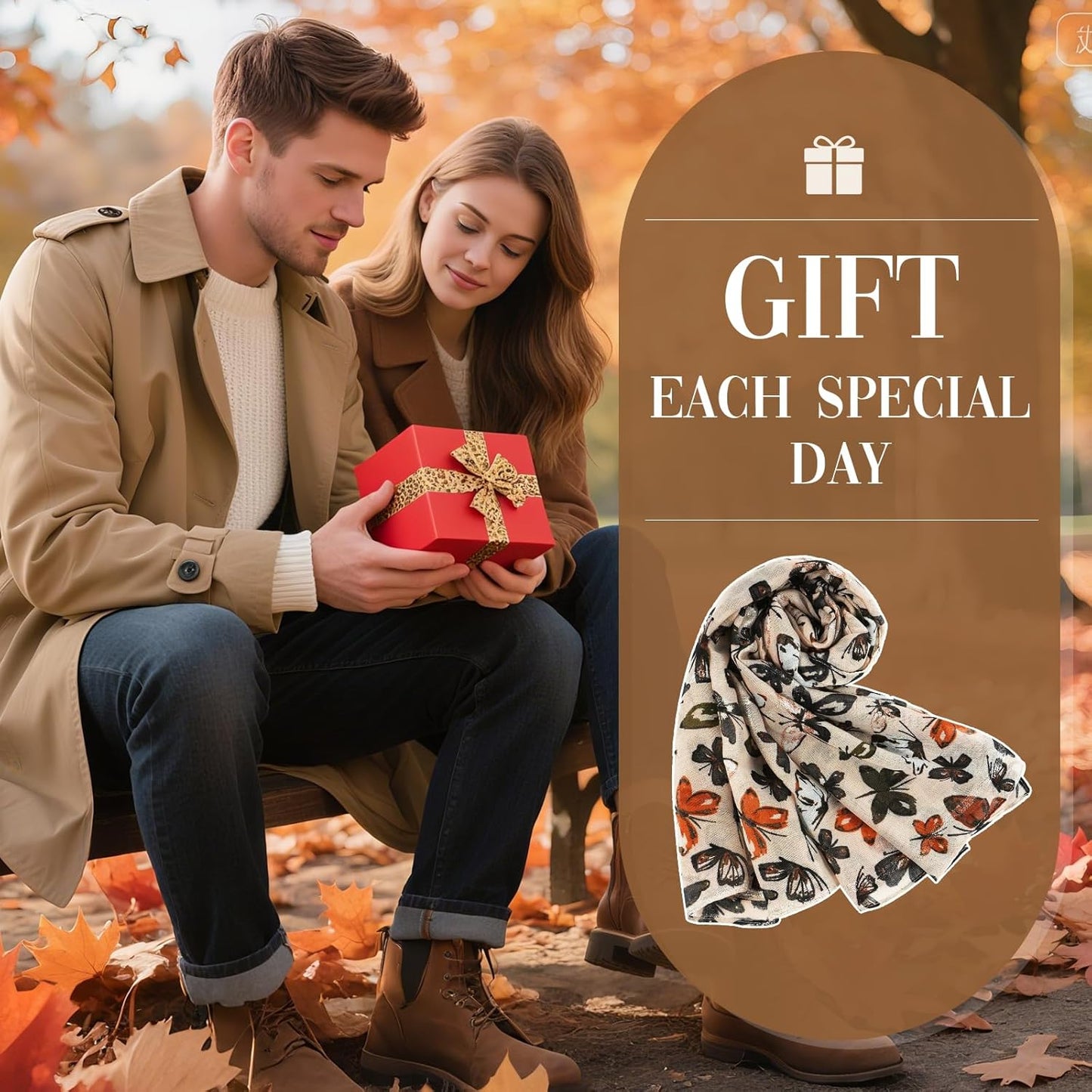 E-Clover Fashion Scarf for Women Lightweight Scarves Shawl Wrap for Spring/Summer Winter