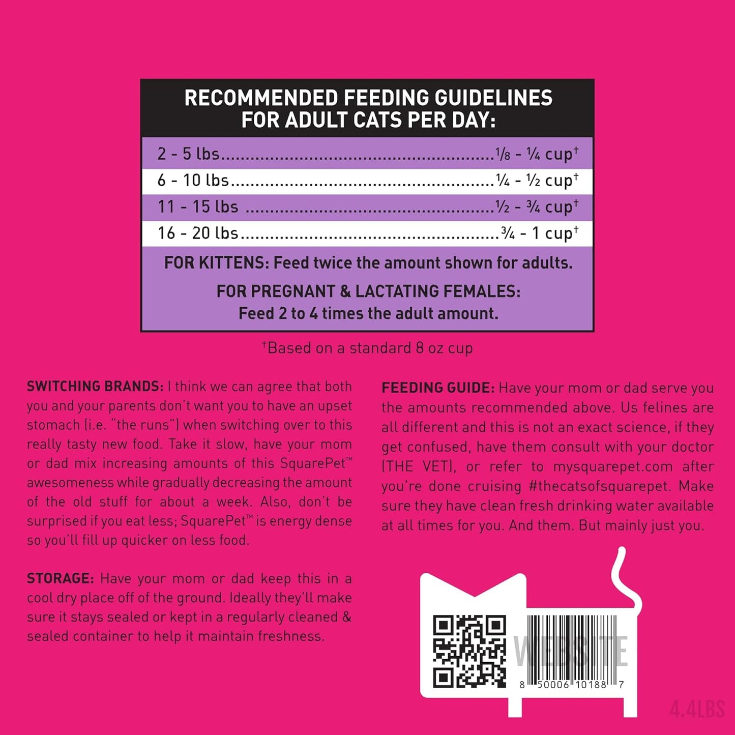 VFS® Powercat™ Herring & Salmon Feline, High Meat, Ultra Low Carbohydrate Diet (4.4lbs)