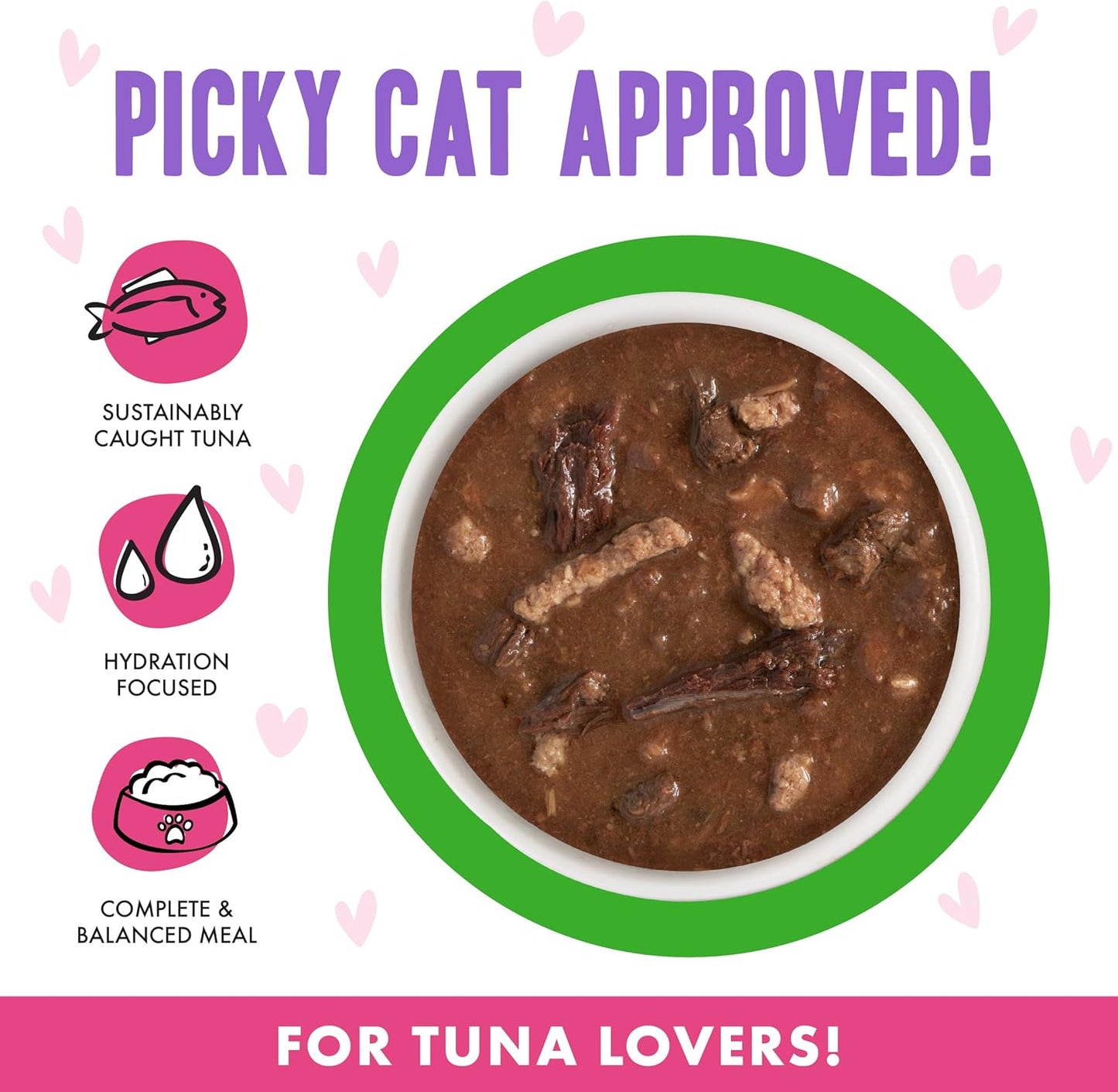 B.F.F. OMG - Best Feline Friend Oh My Gravy!, Tuna & Lamb Lights Out with Tuna & Lamb, 5.5oz Can (Pack of 8)