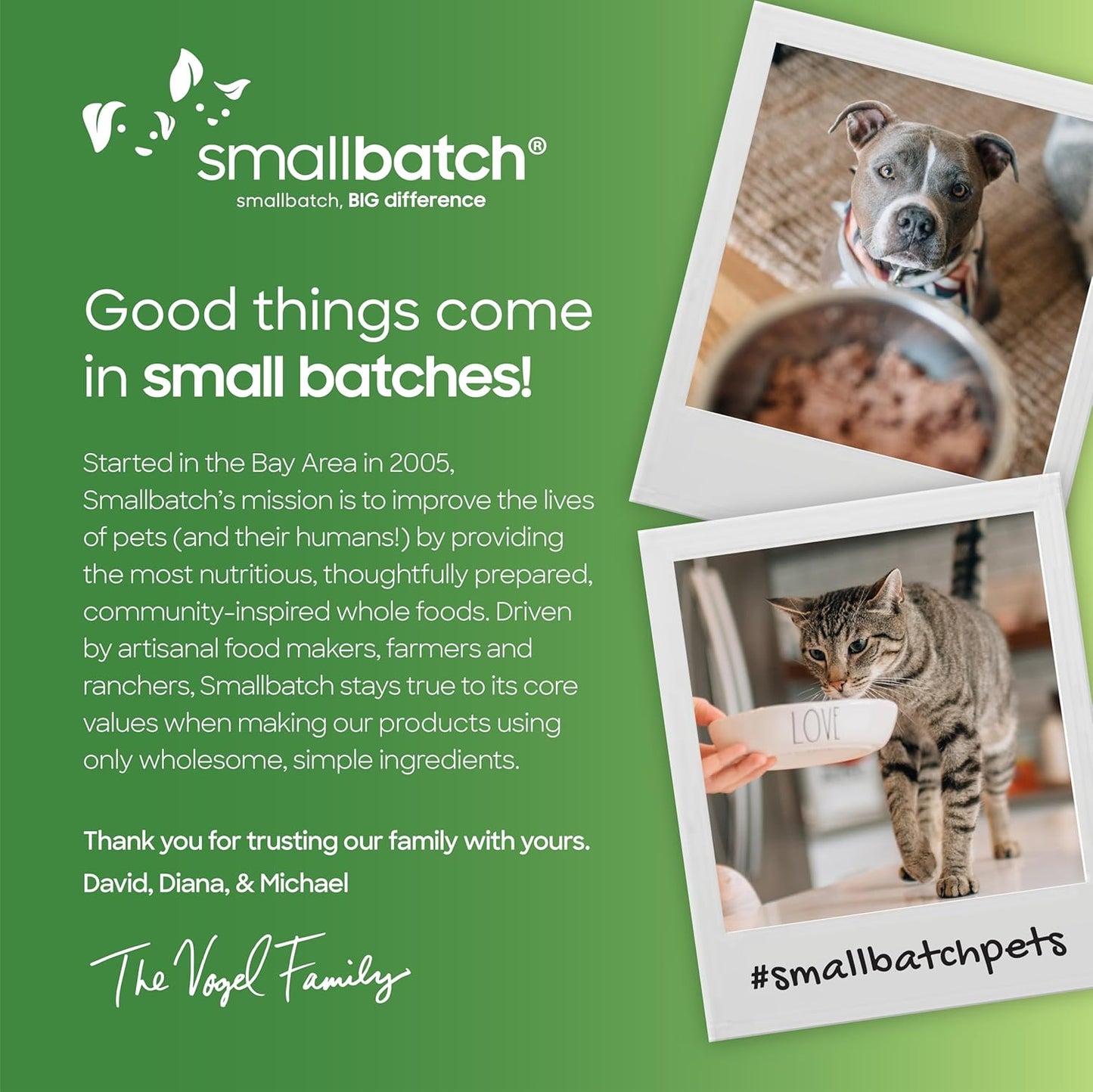 smallbatch Freeze Dried Dog Treats, Superfood Food Topper Lamb Bites for Dogs & Cats, Probiotics, Organic Ingredients, High Protein, Grain Free Healthy Treat or Food Topper, Made in The USA, 7 oz Bag