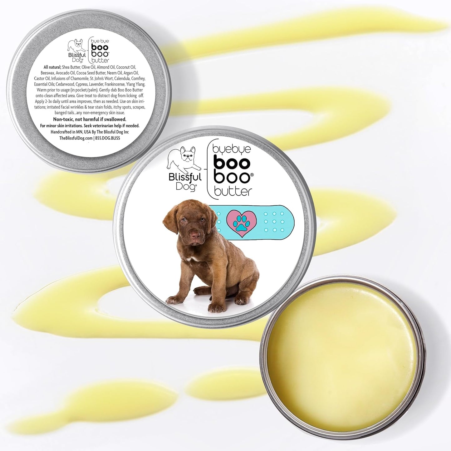 The Blissful Dog Chesapeake Bay Retriever Boo Boo Butter, 16 oz.