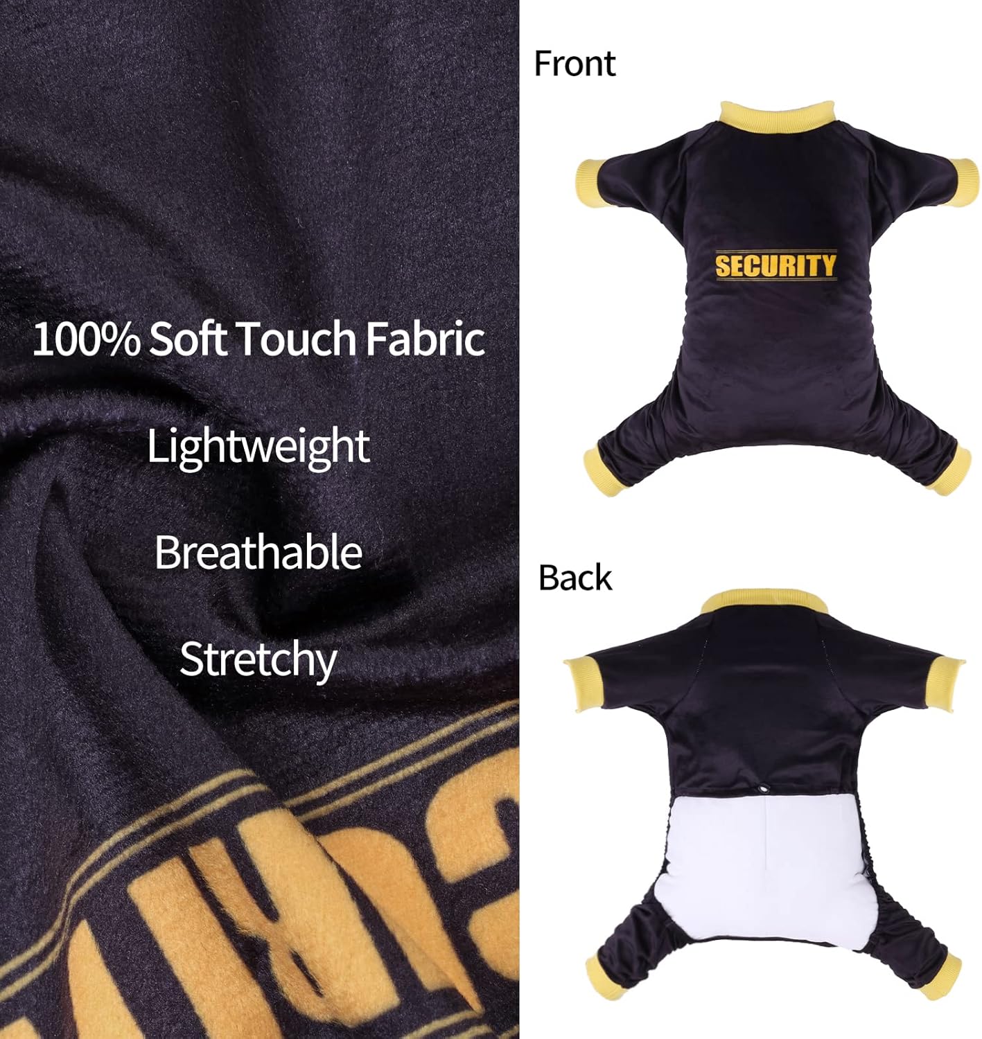 CuteBone Dog Halloween Pajamas Puppy Onesies Small Dogs Soft Pjs Coat Cat Apparel Comfy Pet Christmas Clothes Outfit Doggie Bodysuit P264L