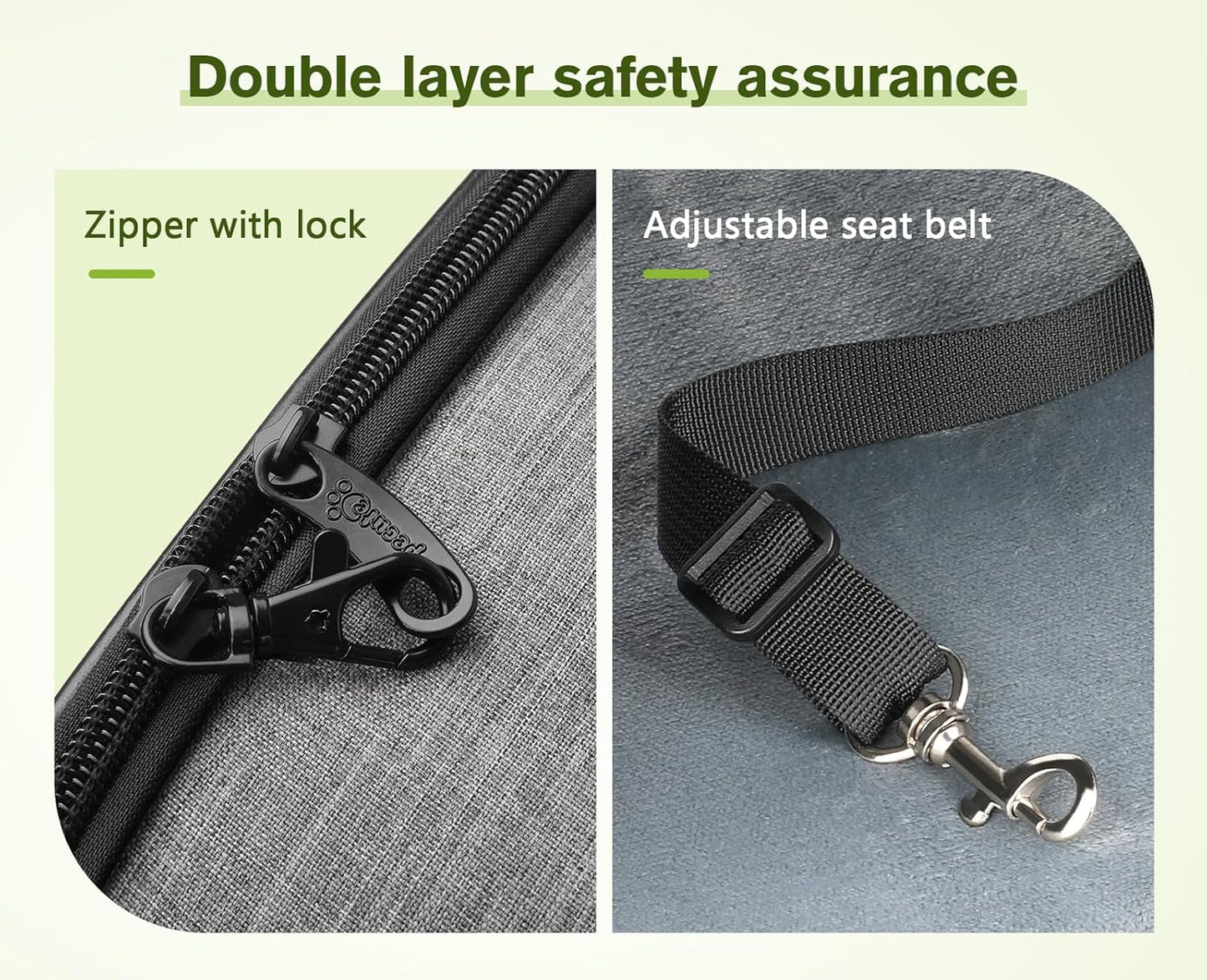 Pecute Pet Carrier Backpack, Large Cat Carrier Backpack Hold Up to 22 Lbs, Expandable cat Backpack with Breathable Mesh for Medium Dogs Cats, or 2 Small Pets, Dog Backpack Carrier for Travel Hiking