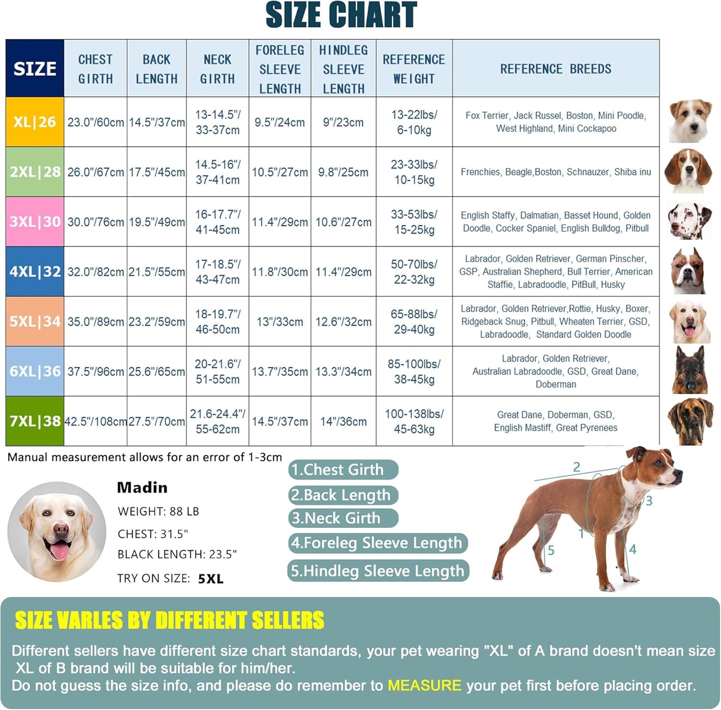 Yeapeeto Dog Onesie Surgery Recovery Suit for Large Medium Bodysuit Dogs Pajamas PJS Full Body for Shedding, Prevent Licking, Wound Protection, Cone Alternative… (Blue Green, 2XL)