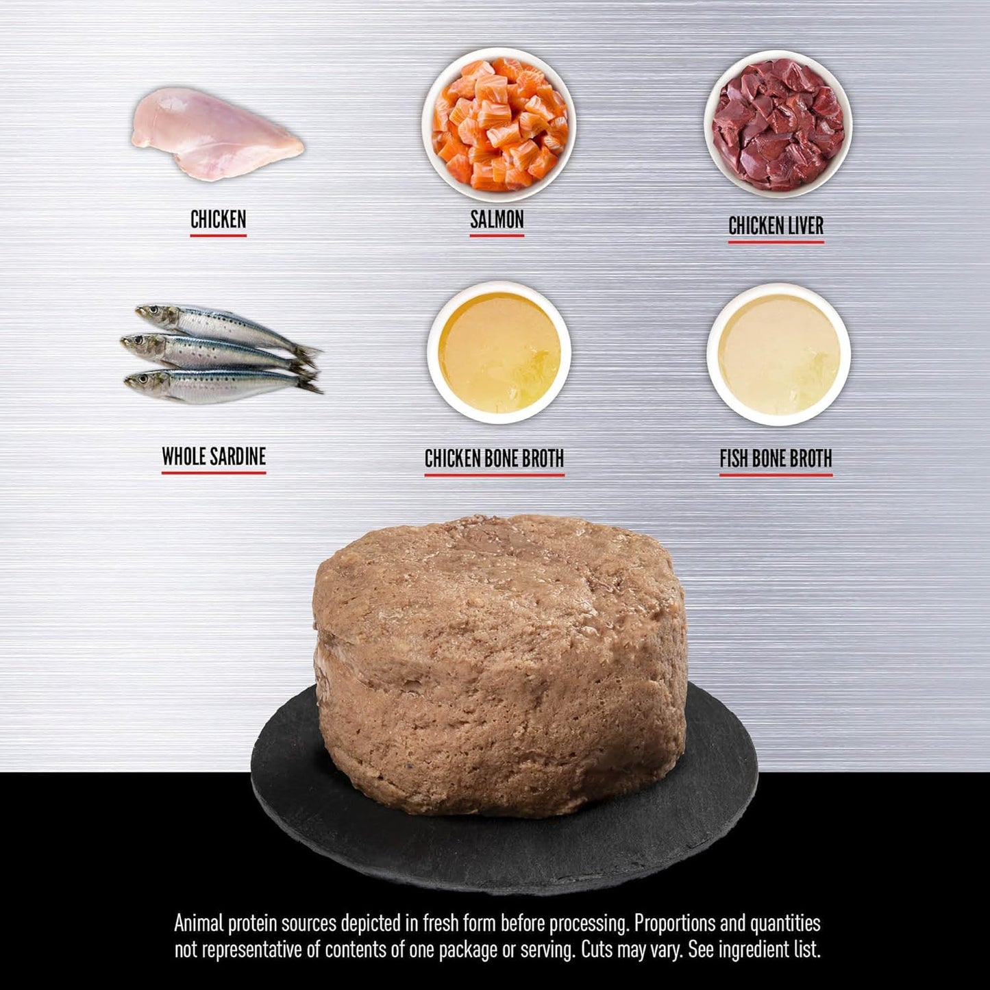 ORIJEN Premium Pate Wet Kitten Cat Food in Bone Broth Chicken & Salmon Entrée 5.5oz Cans (6 Count)