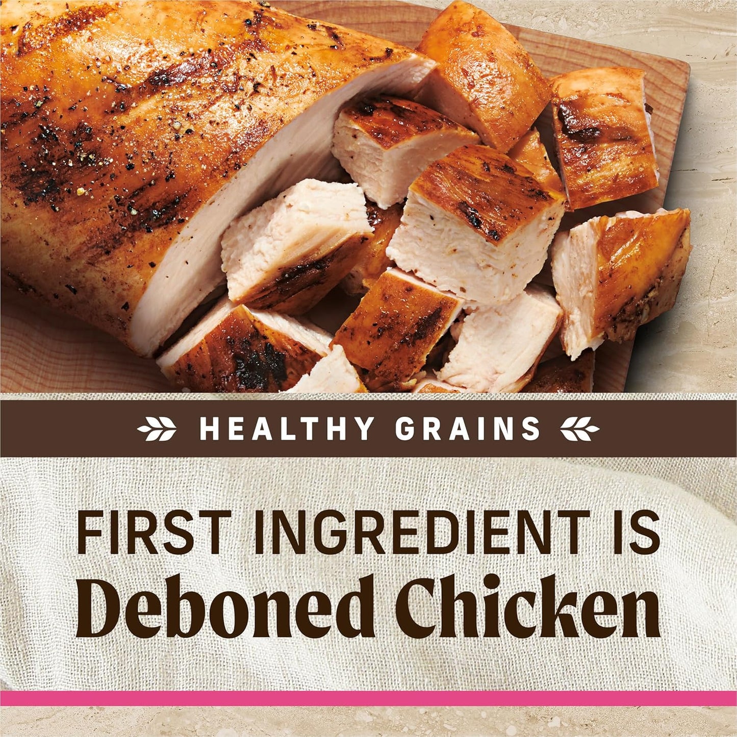 Merrick Healthy Grains Premium Dry Dog Food For Small Dogs, Wholesome and Natural Kibble, Small Breed Recipe - 4.0 lb. Bag