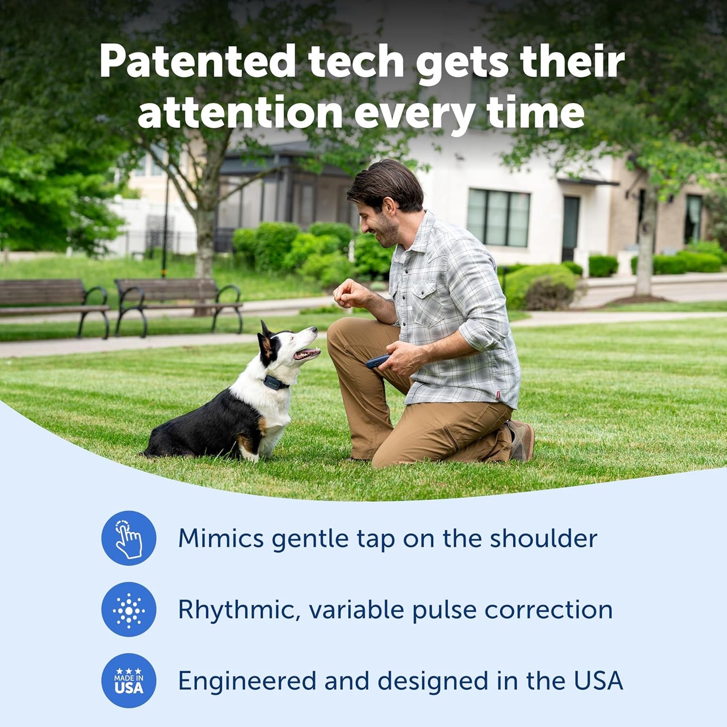 PetSafe Pro Dog Trainer with Remote – Waterproof Training Collar – 1000 ft Range – Tone, Vibration and 19 Levels of Static - Add-A-Dog Compatible – Sleek Remote Training Collar