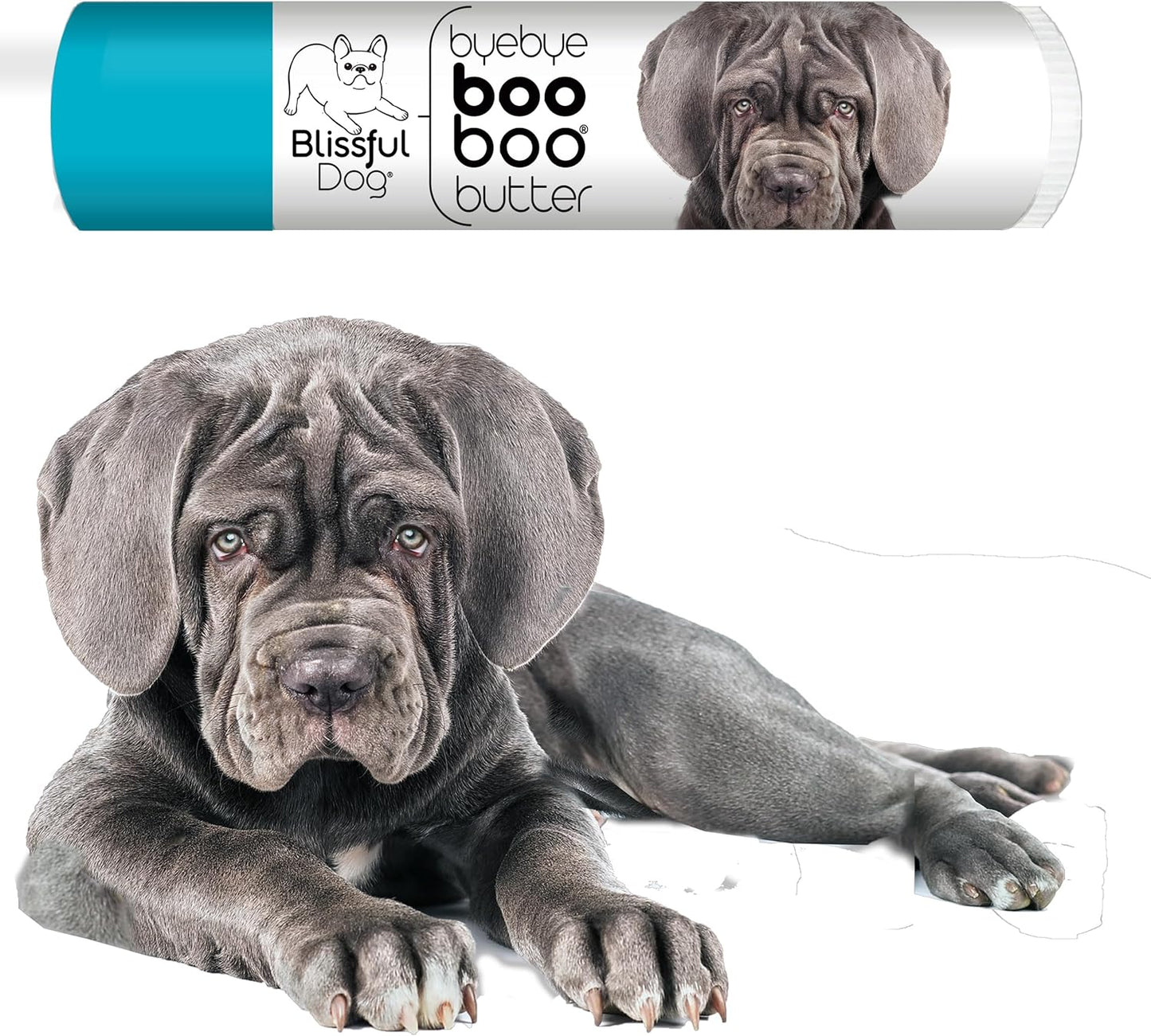 The Blissful Dog .15 oz Tube Neapolitan Mastiff Booboo Butter