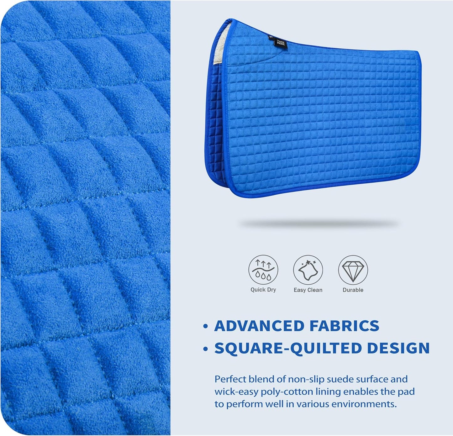 Tackmore Western Saddle Pad Breathable, Shock-Absorbing Saddle Pad