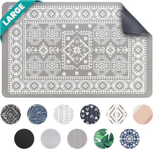 NALALAS Large Dog Mat for Food and Water, Cat Feeding Mat | Large Waterproof Dog Bowl Mat | Non-Slip Pet Food Mat for Floors | Pet Mats for Food and Water | Easy to Clean