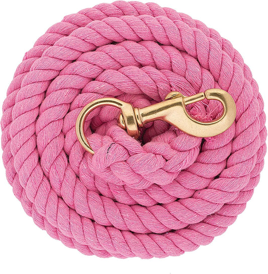 Weaver Equine Performance Lead Rope, Long Horse Lead Rope with Quick Halter Attachment, Soft Comfort Grip, Barn Horse Tack for Daily Use & Showing