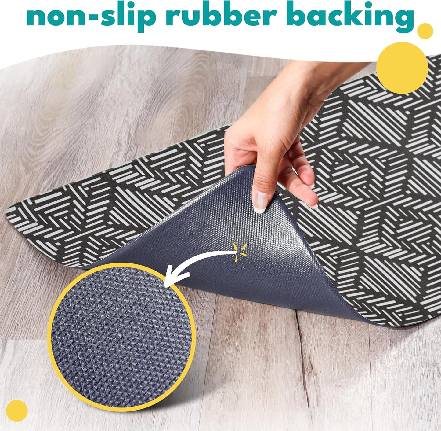 NALALAS Large Dog Mat for Food and Water, Cat Feeding Mat | Large Waterproof Dog Bowl Mat | Non-Slip Pet Food Mat for Floors | Pet Mats for Food and Water | Easy to Clean